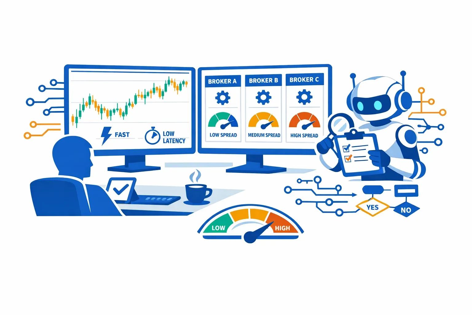 Choisir un broker compatible avec un robot trading en 2026