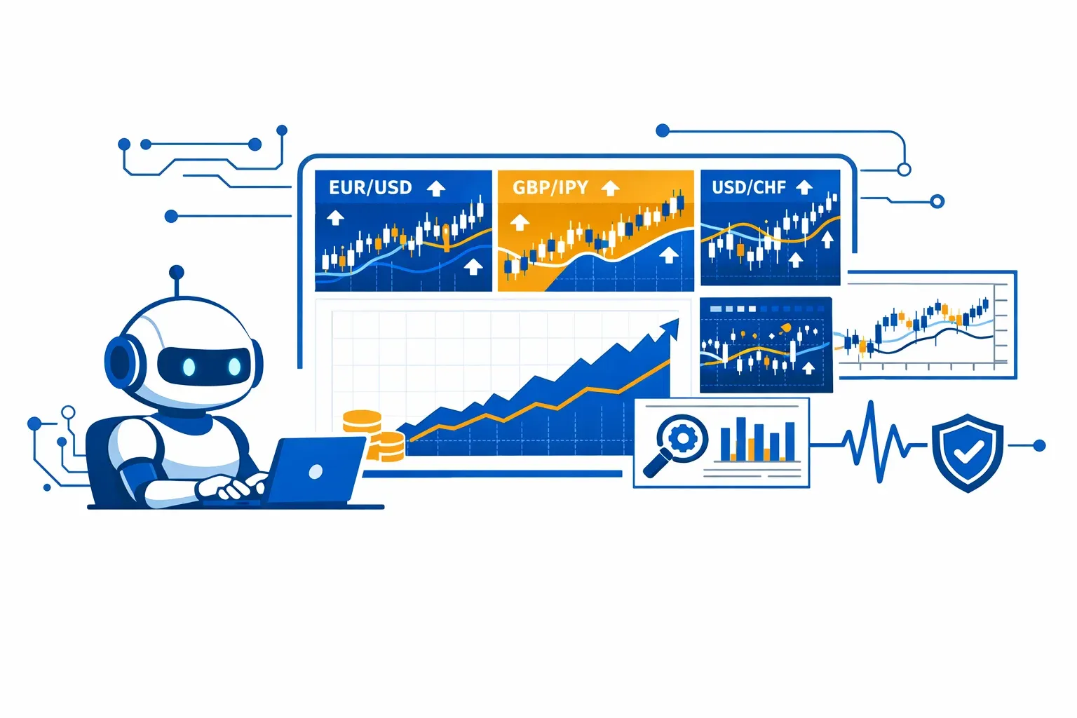 Market Pulse AI, robot de trading automatique MT5 orienté paires croisées forex