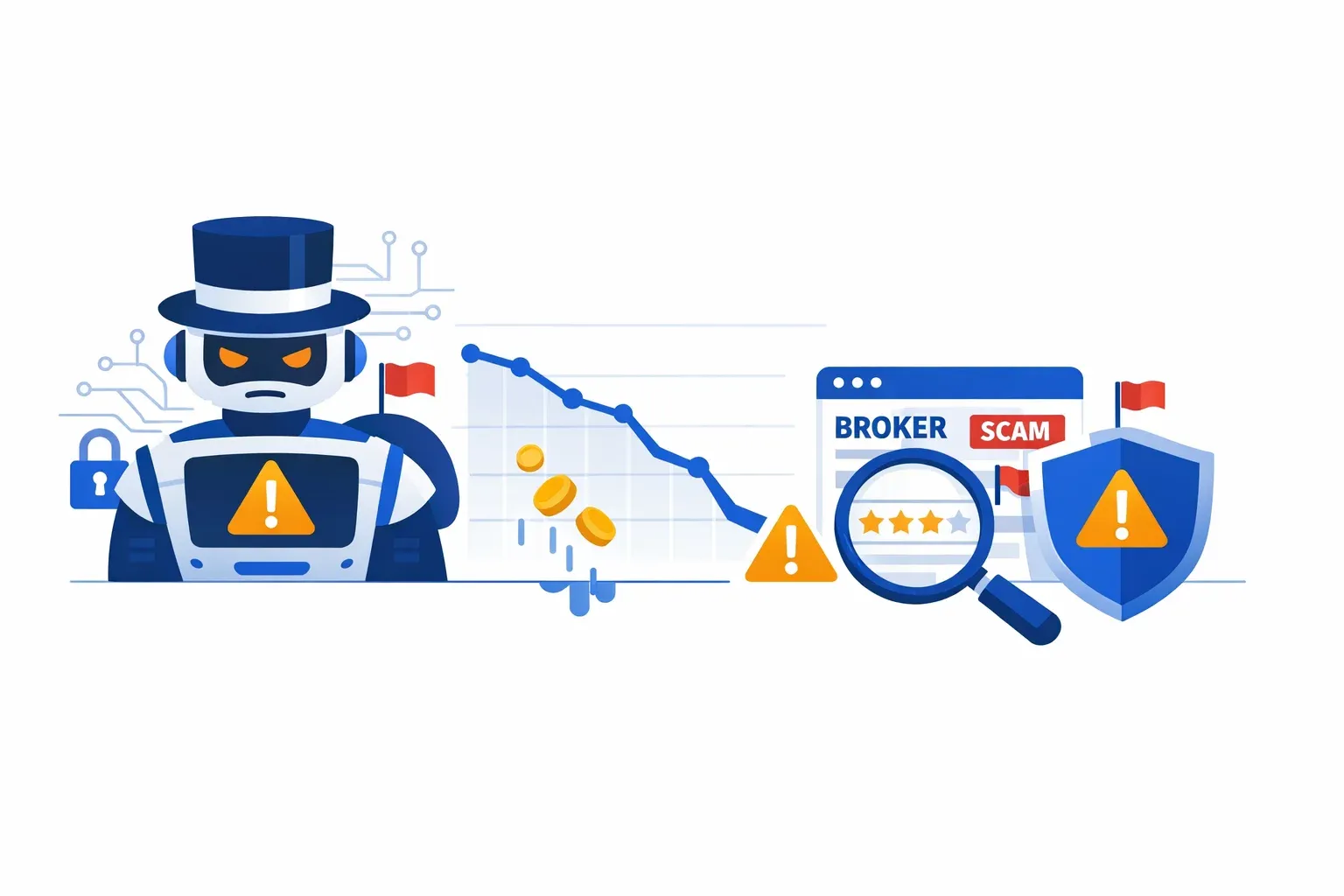 Signaux d'alerte d'une arnaque au robot trading en 2026